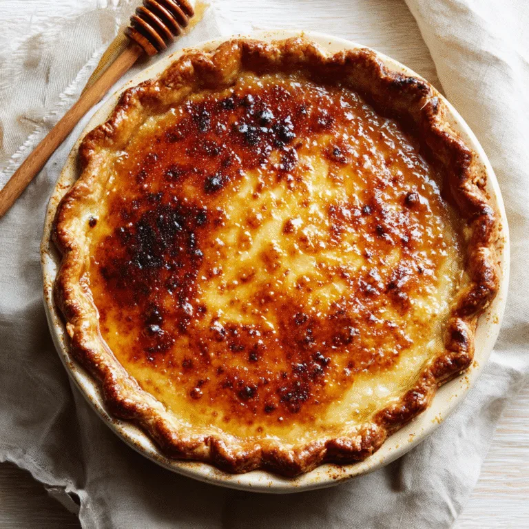 ULTIMATE SALTED WHISKEY HONEY PIE