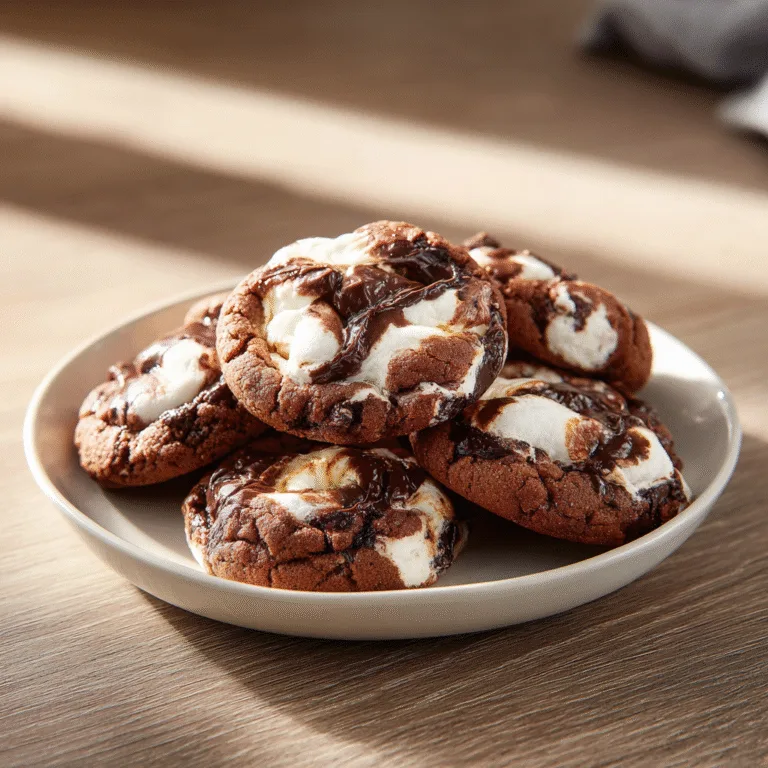 CHOCOLATE MARSHMALLOW SWIRL COOKIES