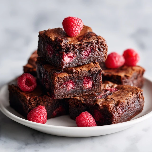 Raspberry Brownies – Rich Chocolate with Bursts of Bright Berry Flavor