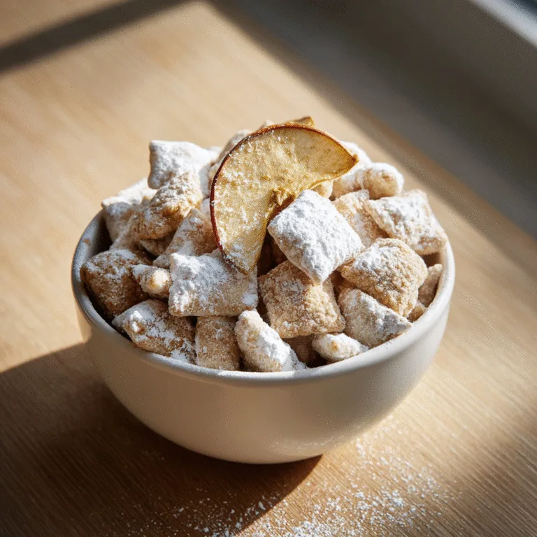 Caramel Apple Puppy Chow – Sweet & Crunchy Fall Treat