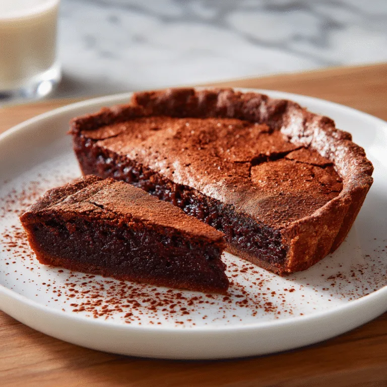 Easy Gooey Brownie Pie Recipe — The Ultimate Chocolate Lover’s Dream Dessert