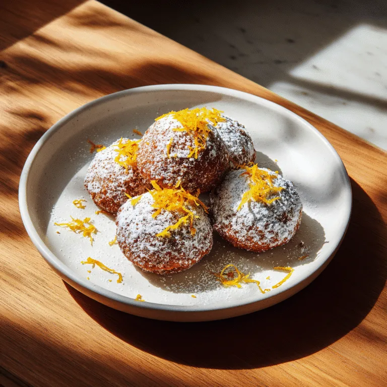 Orange Ginger Honey Cakes