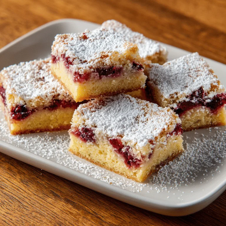CRANBERRY LEMON BARS