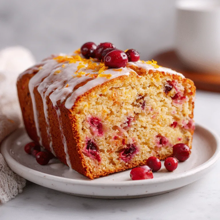 Easy & Delicious Cranberry Orange Bread – A Bright, Classic Quick Bread
