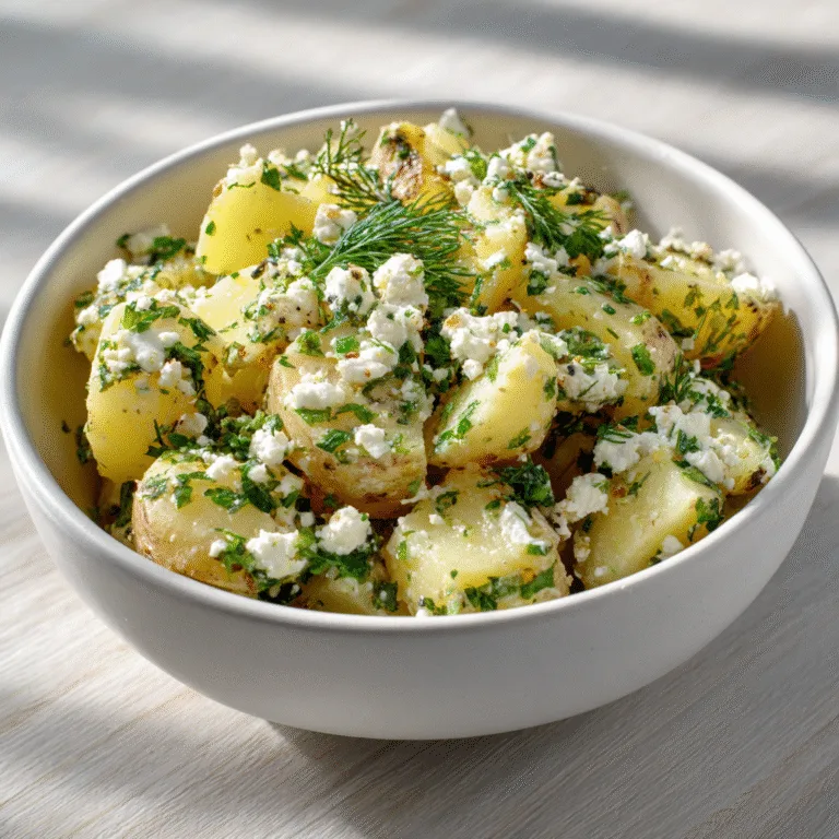 Potato and Feta Salad – Fresh, Zesty & Mediterranean-Inspired