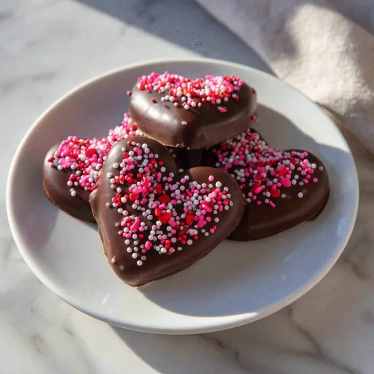 Chocolate Peanut Butter Valentine’s Hearts – Sweet, Romantic & Irresistible