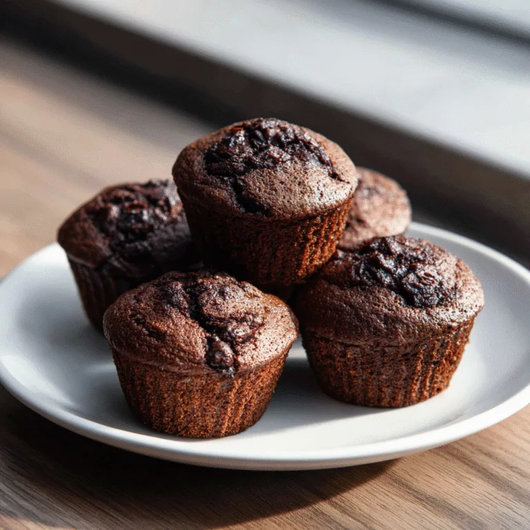 Espresso Infused Double Chocolate Muffins – Rich, Bakery-Style & Deeply Chocolatey