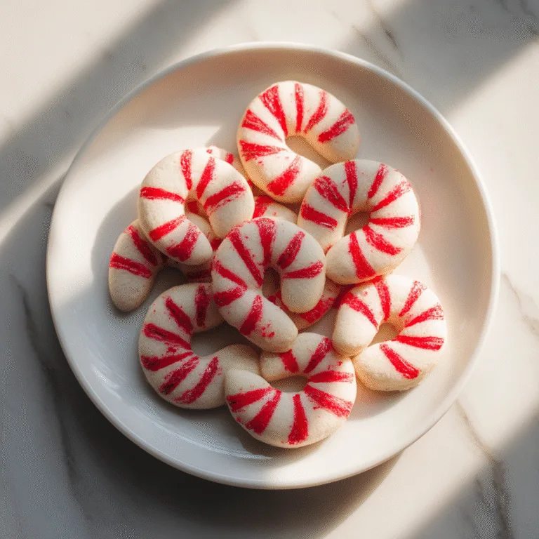 Easy Candy Cane Cookies