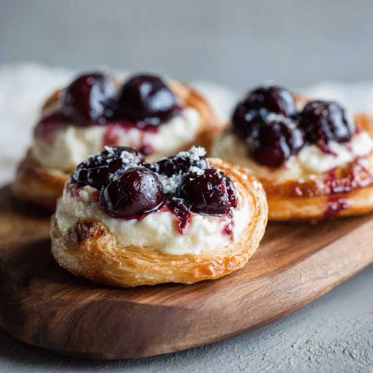 Cream Cheese & Cherry Danish