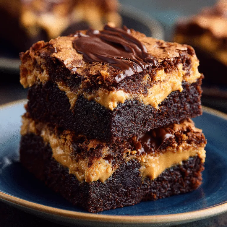 Heavenly Chocolate Peanut Butter Ooey Gooey Cake — Rich, Fudgy & Irresistible