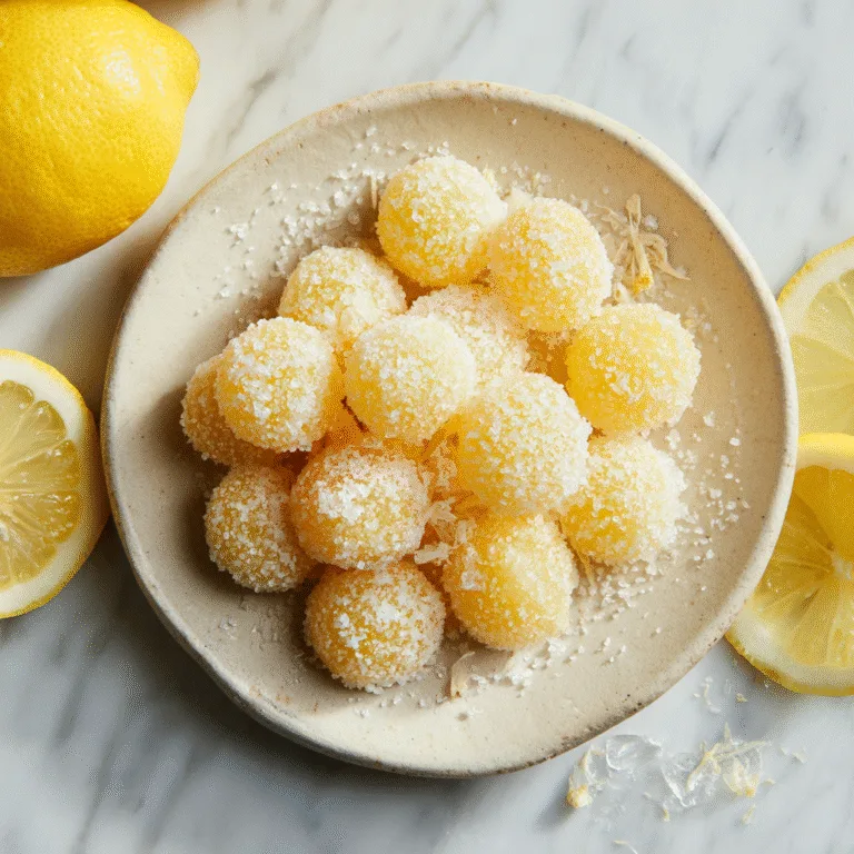 Homemade Lemon Drops Recipe