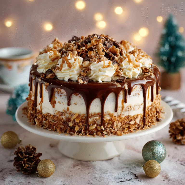 Indulge in Christmas Toffee Crunch Cake