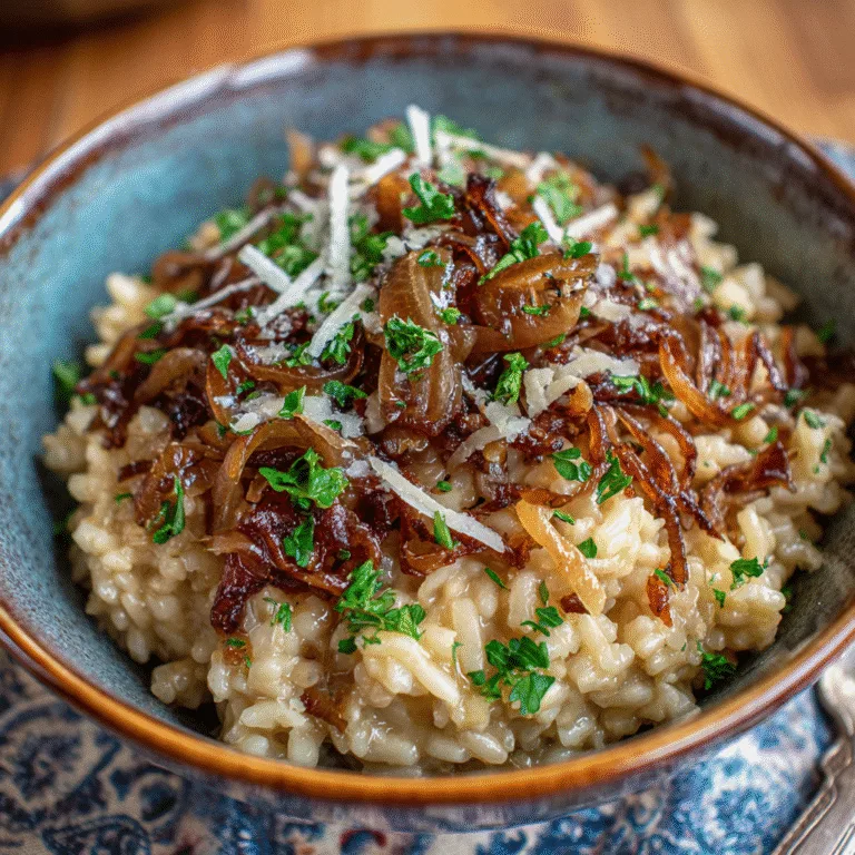Irresistible Caramelized Onion Risotto