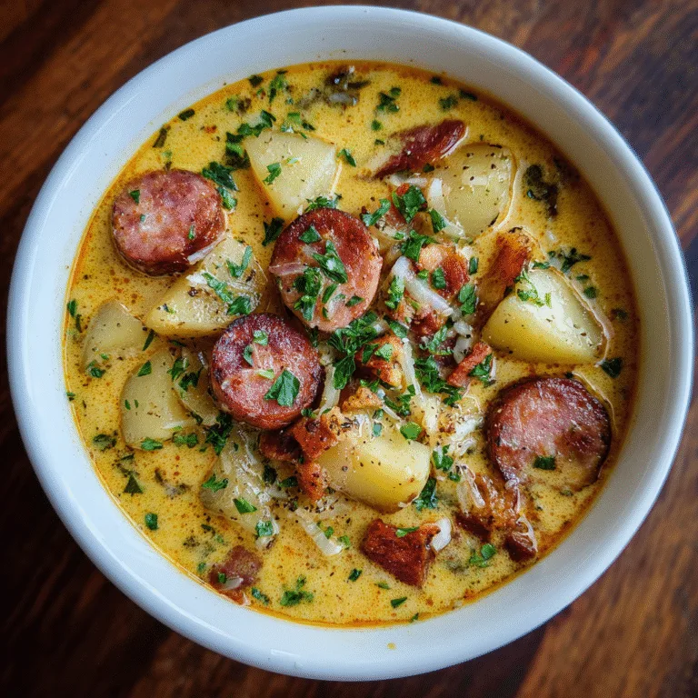 Kielbasa Potato Soup