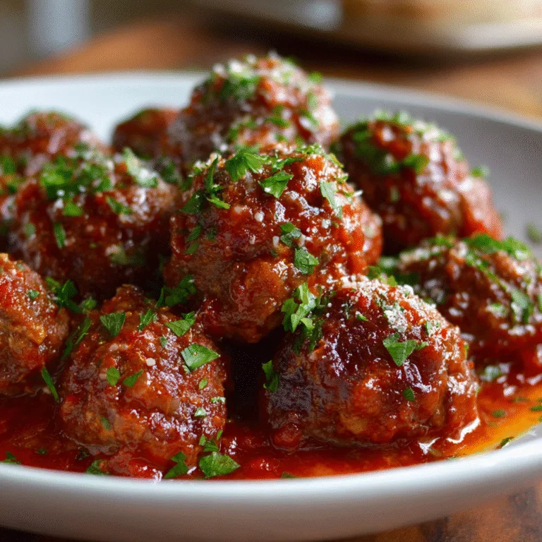 Melt-In-Your-Mouth Italian Meatballs