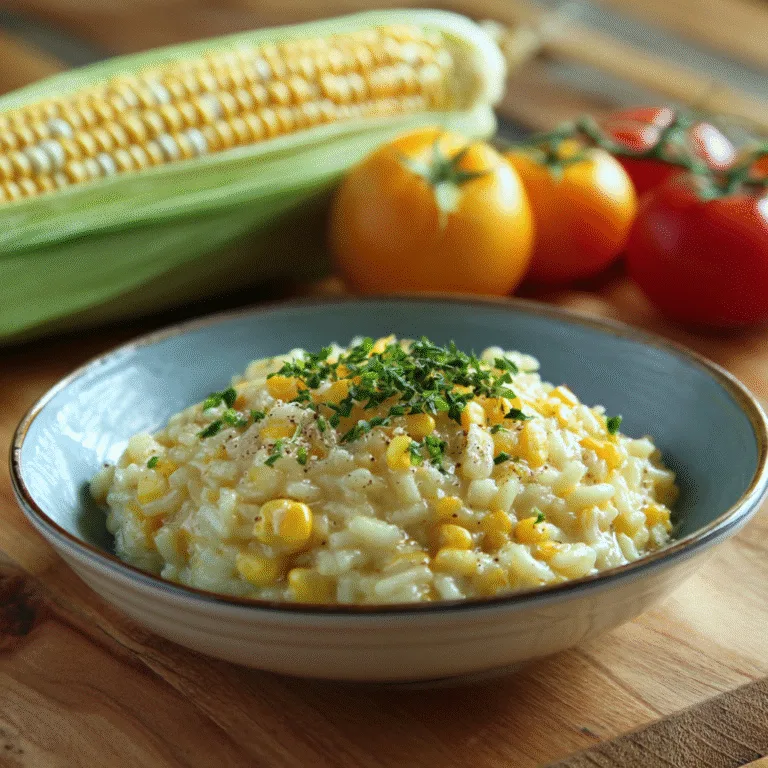 Sweet Corn Risotto