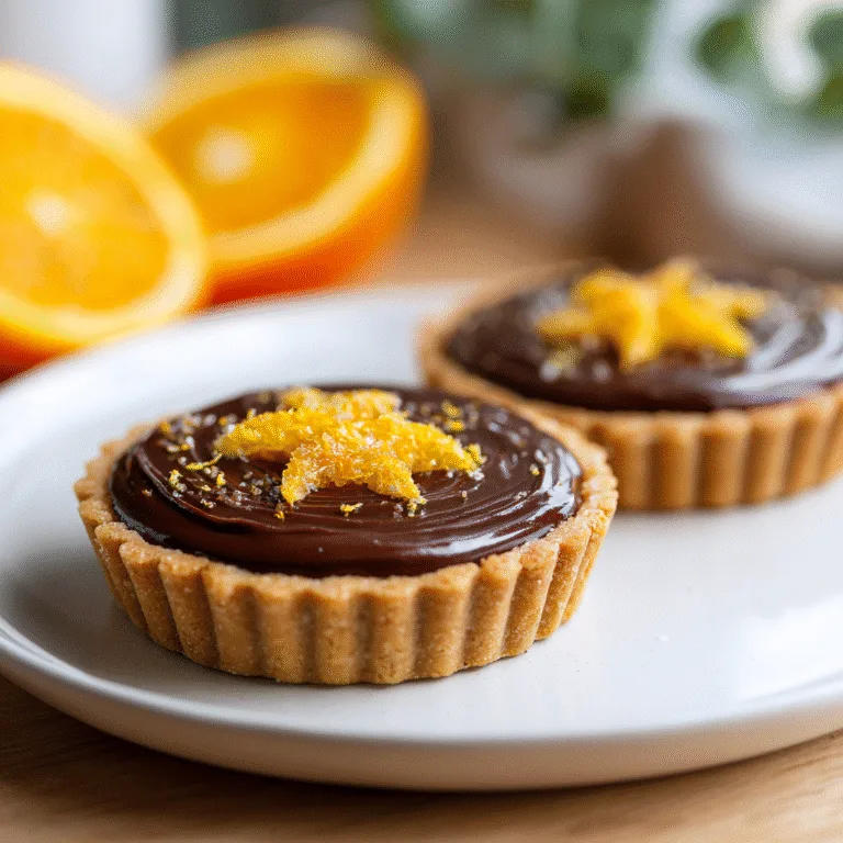 CHOCOLATE ORANGE TARTLETS