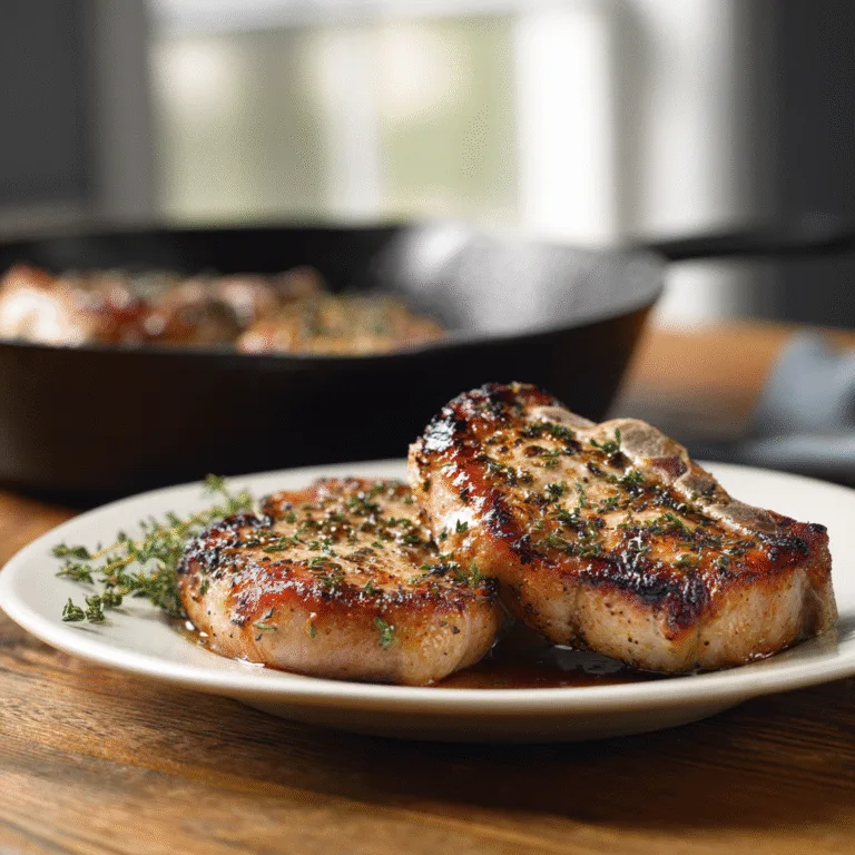 Rosemary Garlic Butter Pork Chops: Juicy, Herb-Infused, and Perfectly Pan-Seared