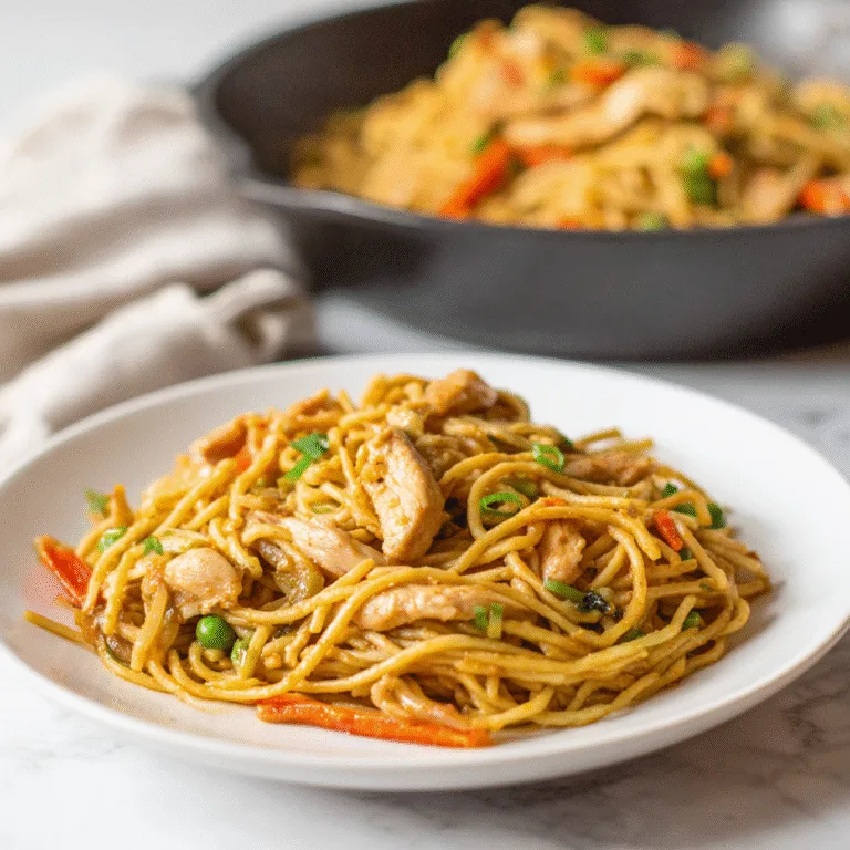 Chicken Chow Mein with the Best Chow Mein Sauce: A Takeout-Style Classic Made at Home