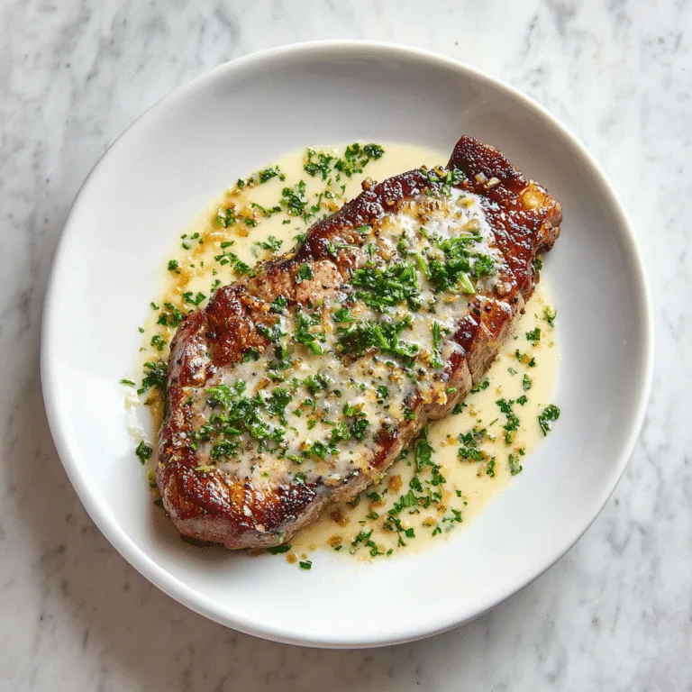 Garlic Butter Steak with Parmesan Cream Sauce: Juicy, Flavorful, and Creamy