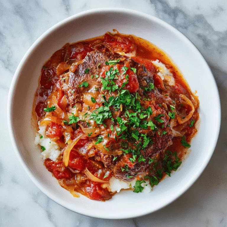 Old-Fashioned Swiss Steak – A Timeless Comfort Food Classic