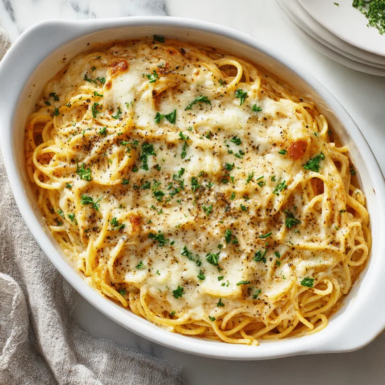 Monterey Spaghetti Bake (Creamy, Cheesy Family Favorite)