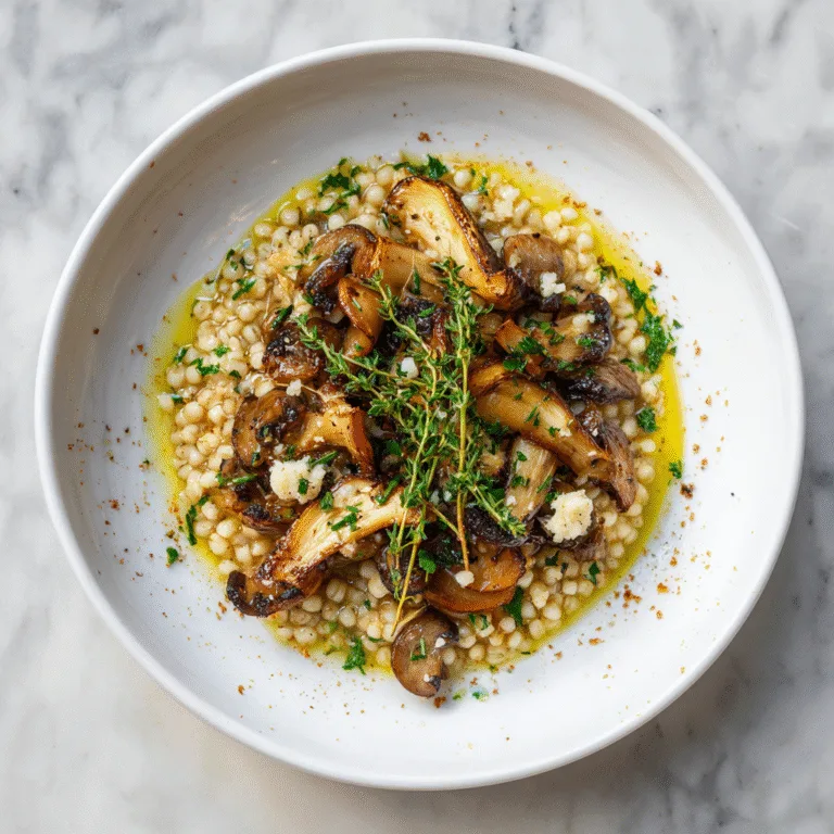 Barley with Mushrooms: The Ultimate Comfort Side Dish Packed with Umami