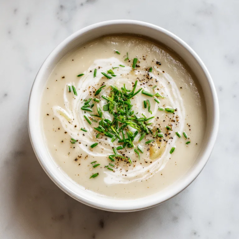 Creamy Garlic Potato Soup – The Ultimate Comfort Food