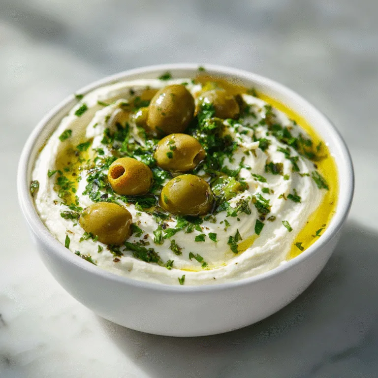 Olive Lovers’ Dream Dip – Creamy Feta & Green Olive Spread