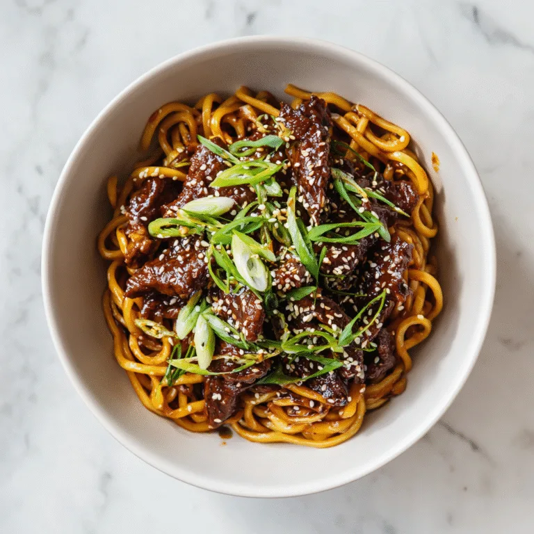 Sticky Beef Noodles – Better Than Takeout at Home