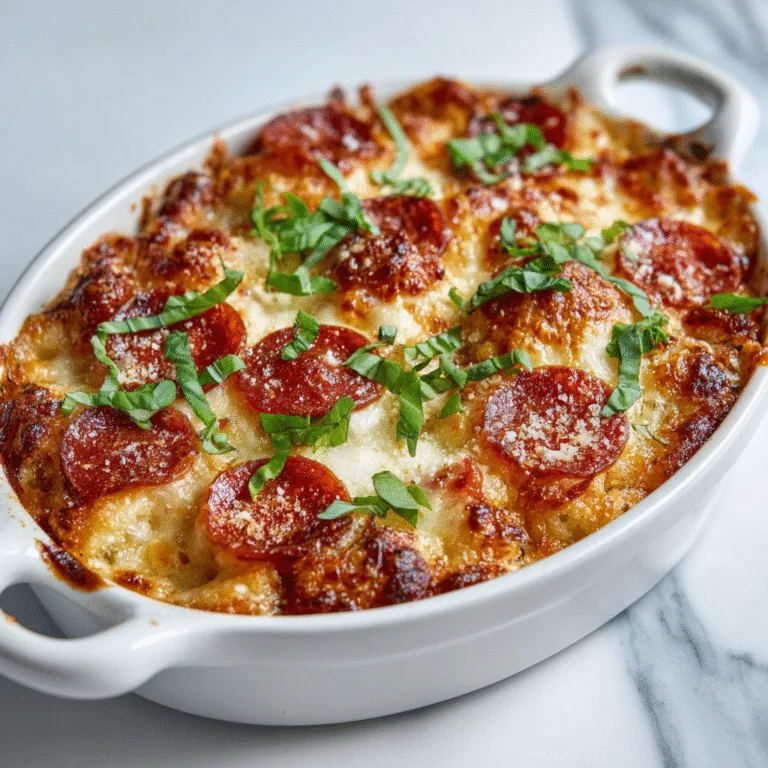 Bubble Up Biscuit Pizza Casserole (Easy Weeknight Dinner That Everyone Loves)