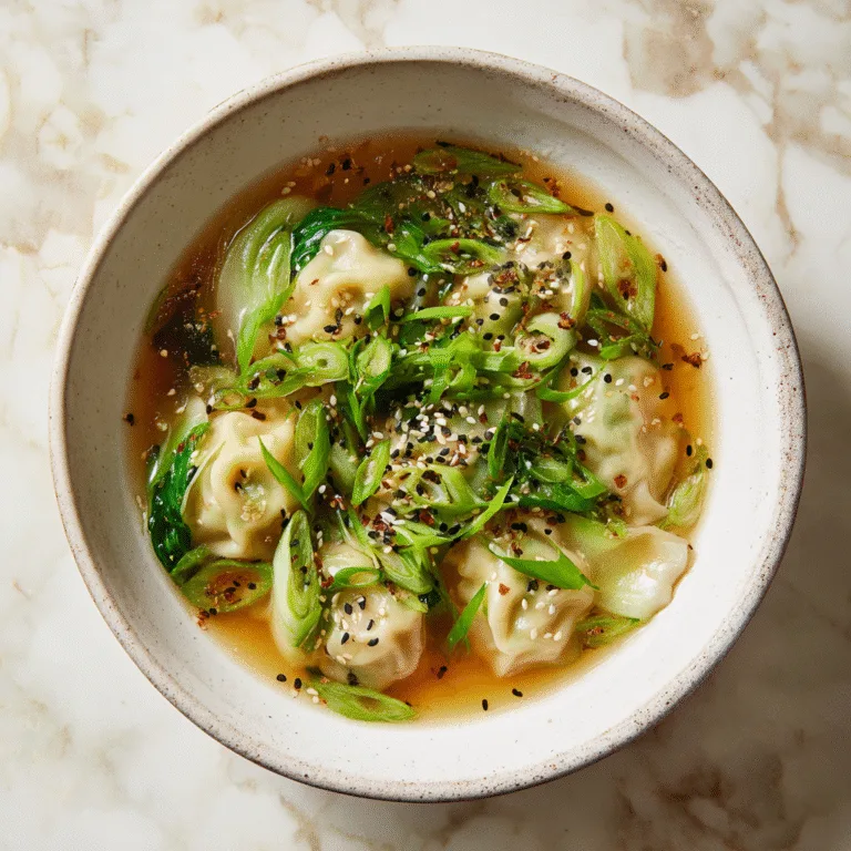 Potsticker Soup – Comfort in a Bowl Made Easy