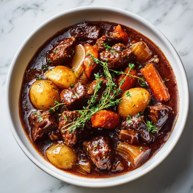Easy Red Wine Beef Stew – A Cozy Classic Made Simple