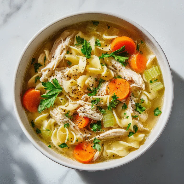 Cozy Rotisserie Chicken Noodle Soup (Southern Comfort Classic)
