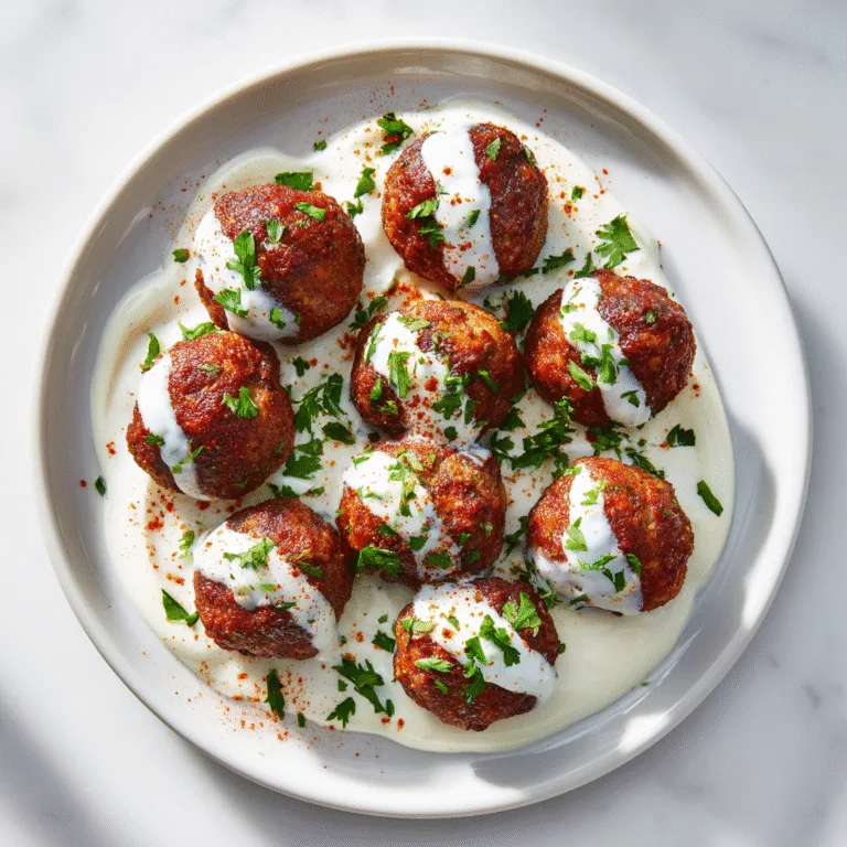 Irresistible Baked Greek Lentil Meatballs with Tzatziki