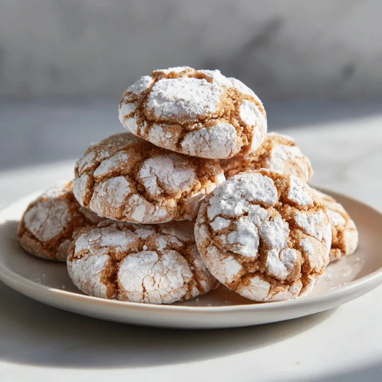 Gingerbread Crinkle Cookies: A Holiday Classic That Never Fails