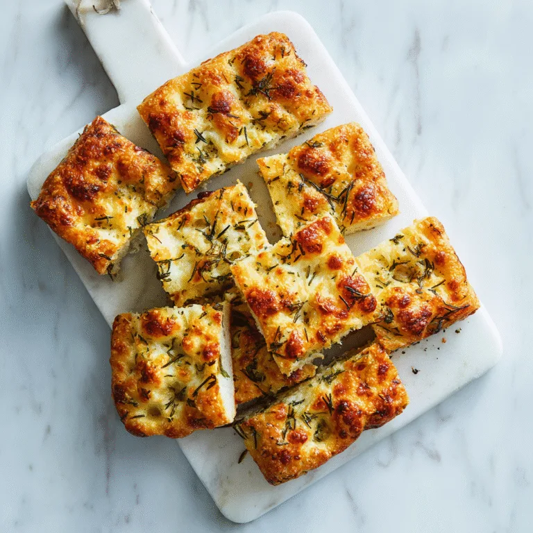 Cheesy Garlic Focaccia Bread Made Easy! – A Foolproof Bakery-Style Favorite
