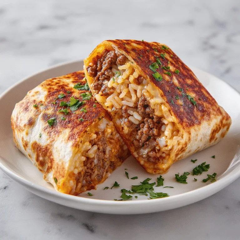 Homemade Grilled Cheese Burrito (Taco Bell Copycat)