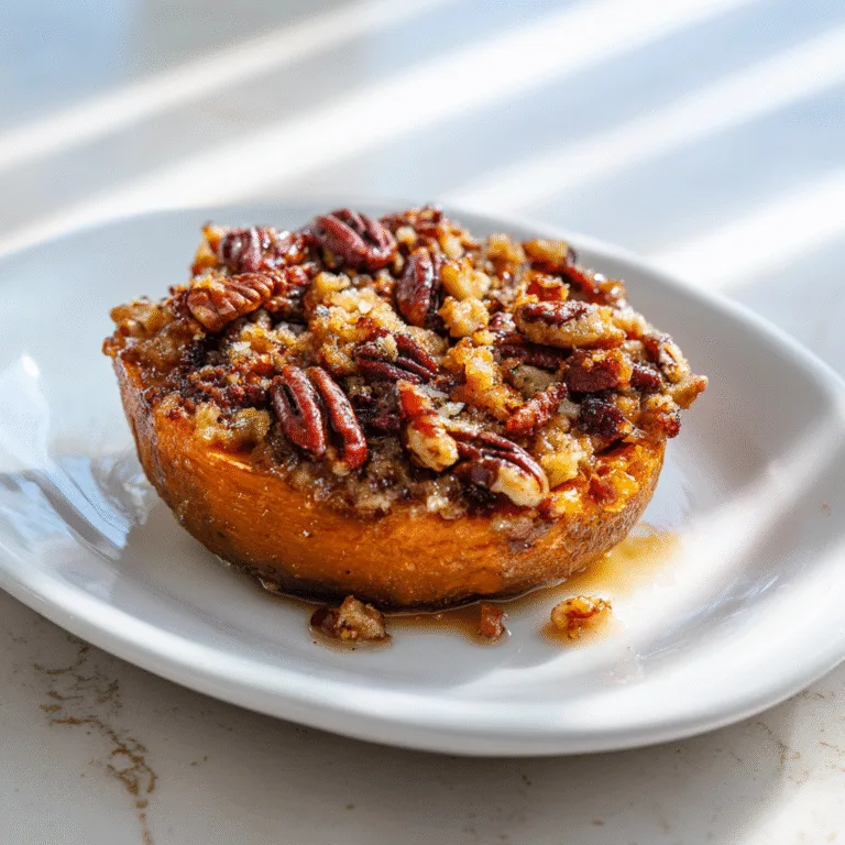 Pecan Pie Twice Baked Sweet Potatoes – Cozy Fall Side or Dessert