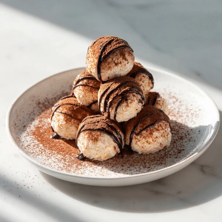 Chocolate Coconut Balls