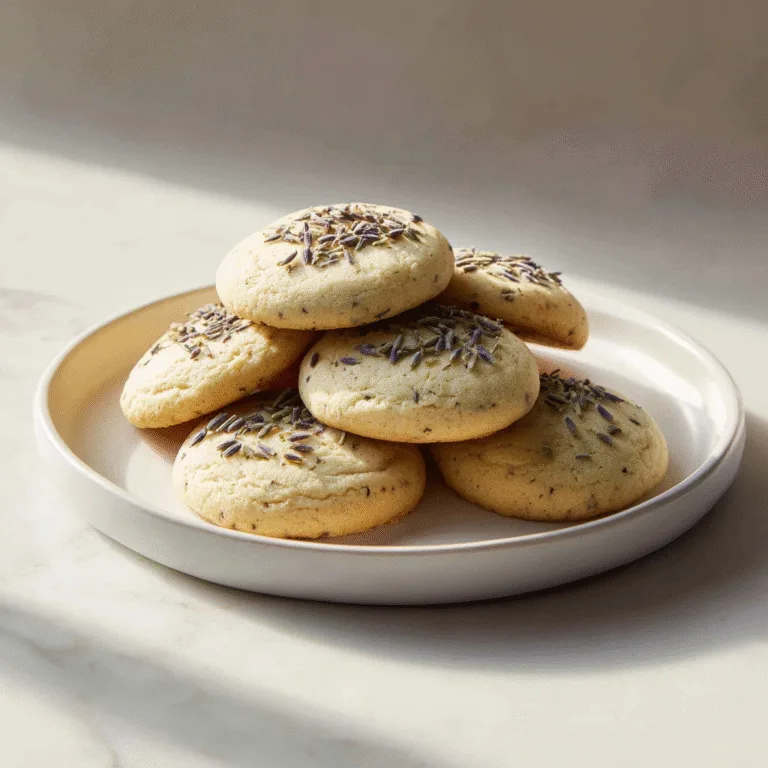 Lavender Earl Grey Cookies (Chewy, Buttery & Floral)