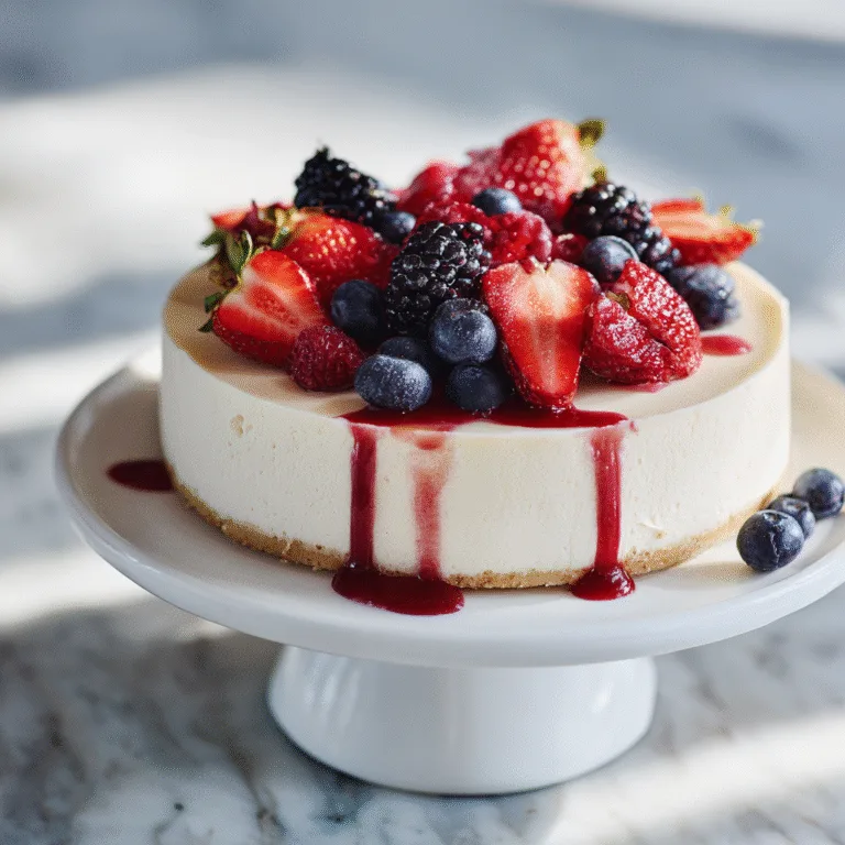 Vegan No-Bake Cheesecake – Creamy, Dreamy, and Completely Dairy-Free