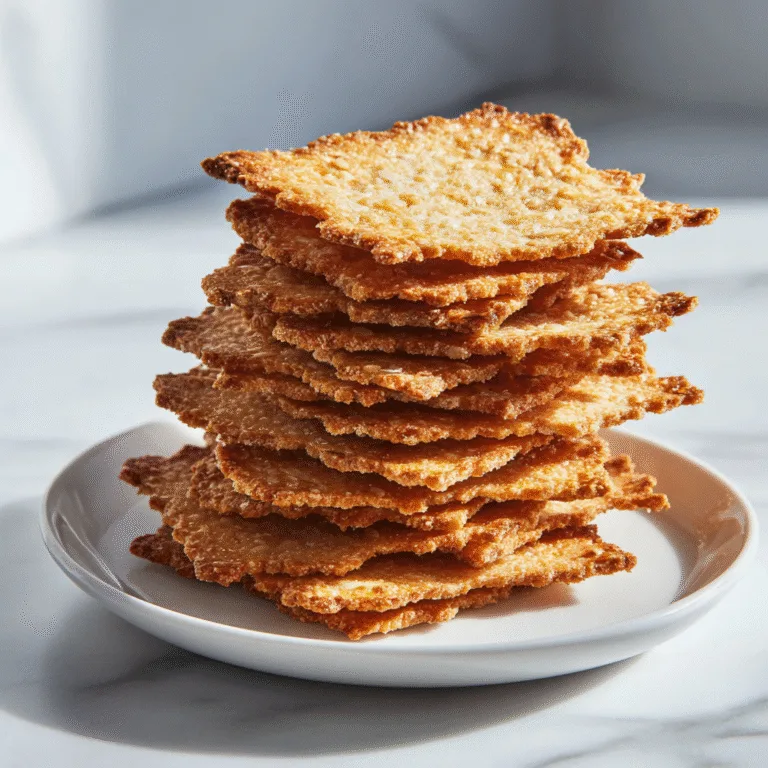 Crispy 5-Ingredient Almond Flour Crackers Everyone Craves