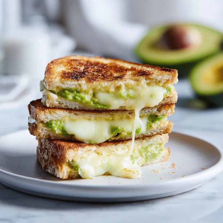 Creamy Avocado Grilled Cheese