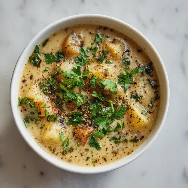 Creamy Vegan German Potato Soup That’s Rich, Hearty, and Comforting