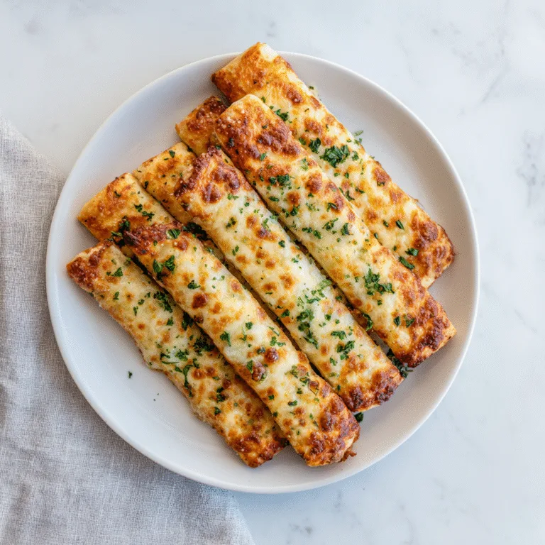 Keto Cheesy Garlic Breadsticks – Low Carb & Flavor-Packed
