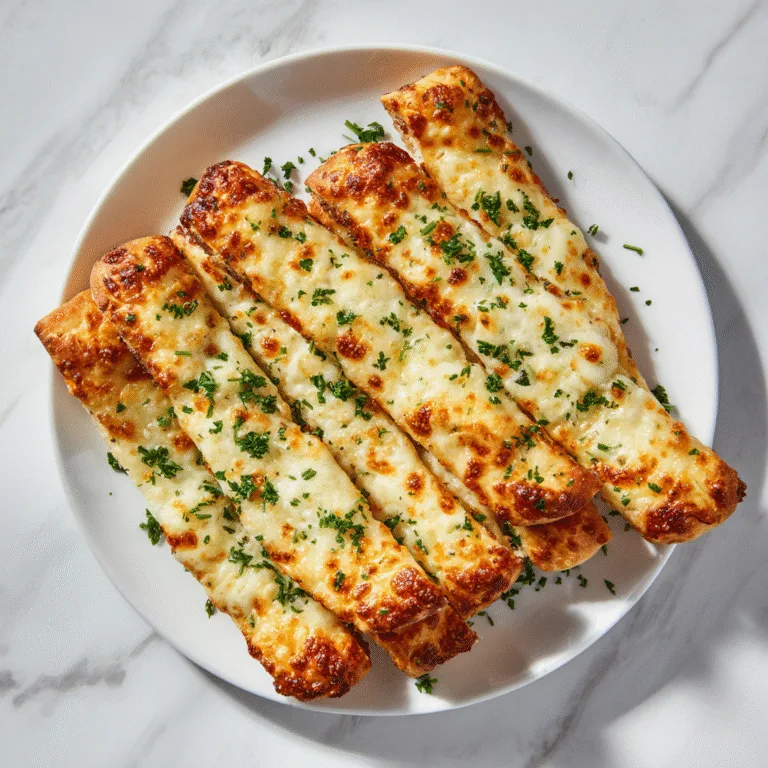 Keto Cheesy Garlic Breadsticks – Low-Carb & Irresistible