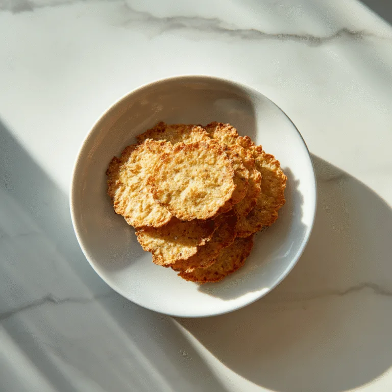 2-Ingredient Keto Crackers – Quick, Crispy, and Low Carb
