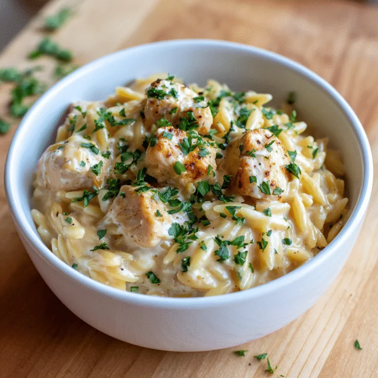 Creamy One-Pot Chicken Orzo
