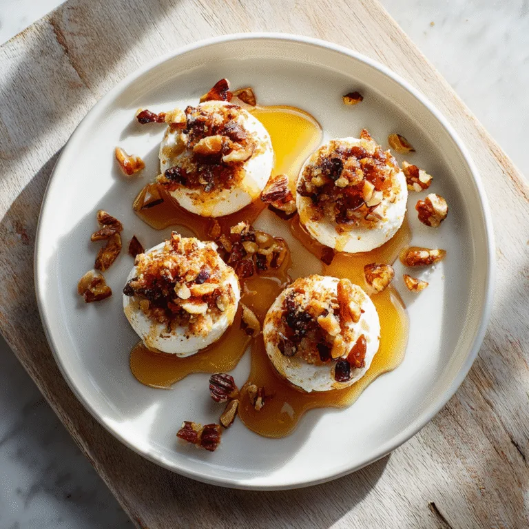 Goat Cheese and Honey Bites